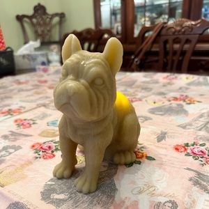 Luminara Bulldog Candle